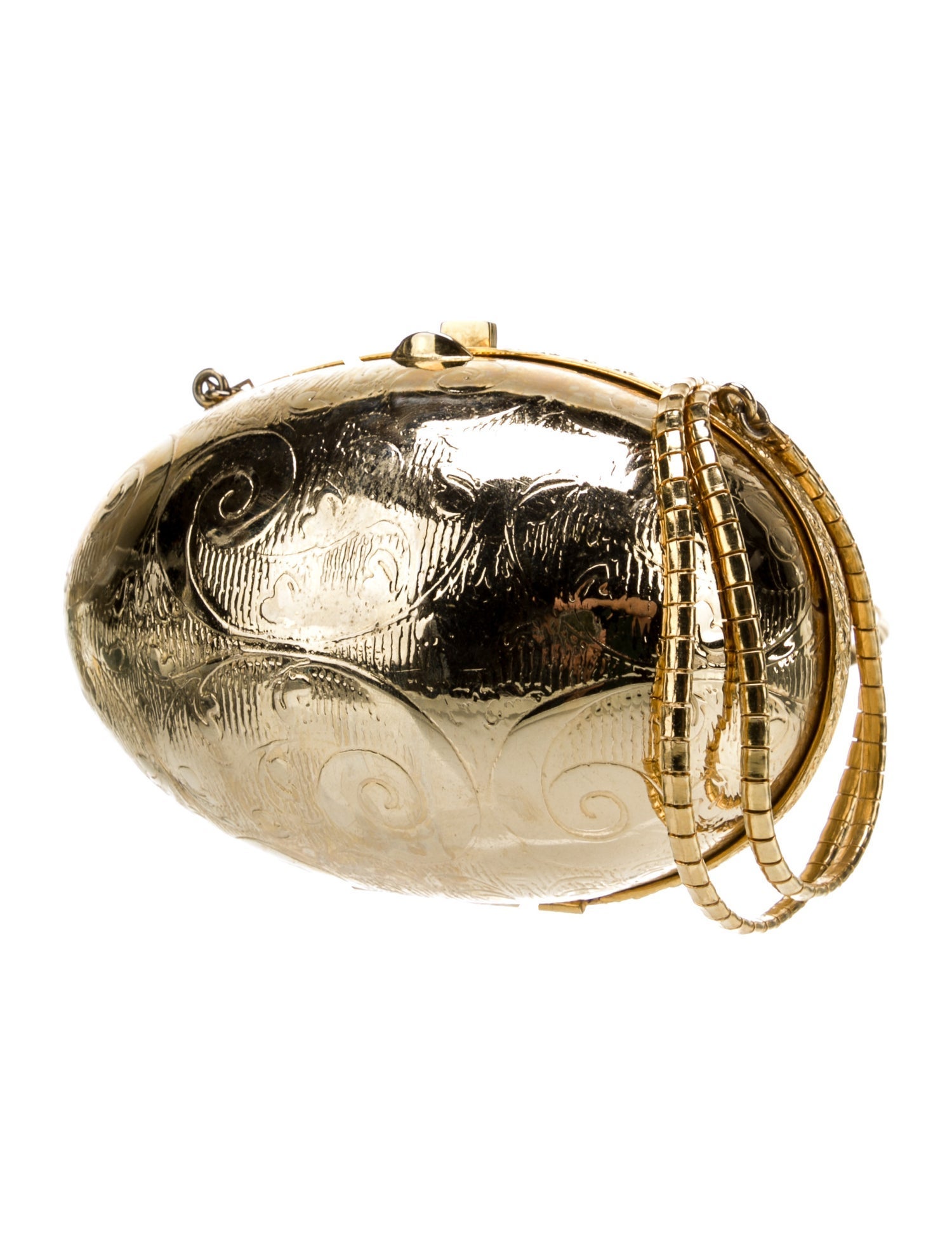 Judith Leiber Metal Shoulder Bag