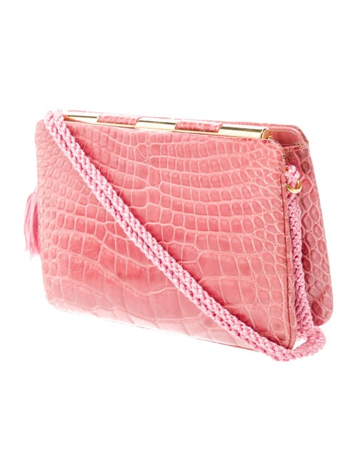 Judith Leiber Alligator Shoulder Bag