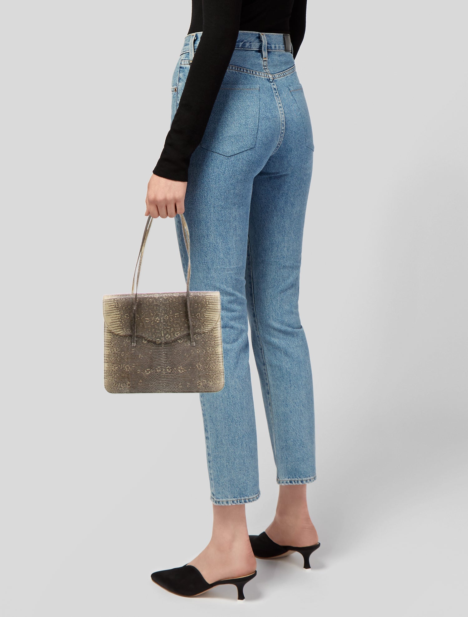 Judith Leiber Lizard Shoulder Bag