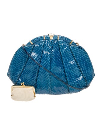 Judith Leiber Snakeskin Evening Bag