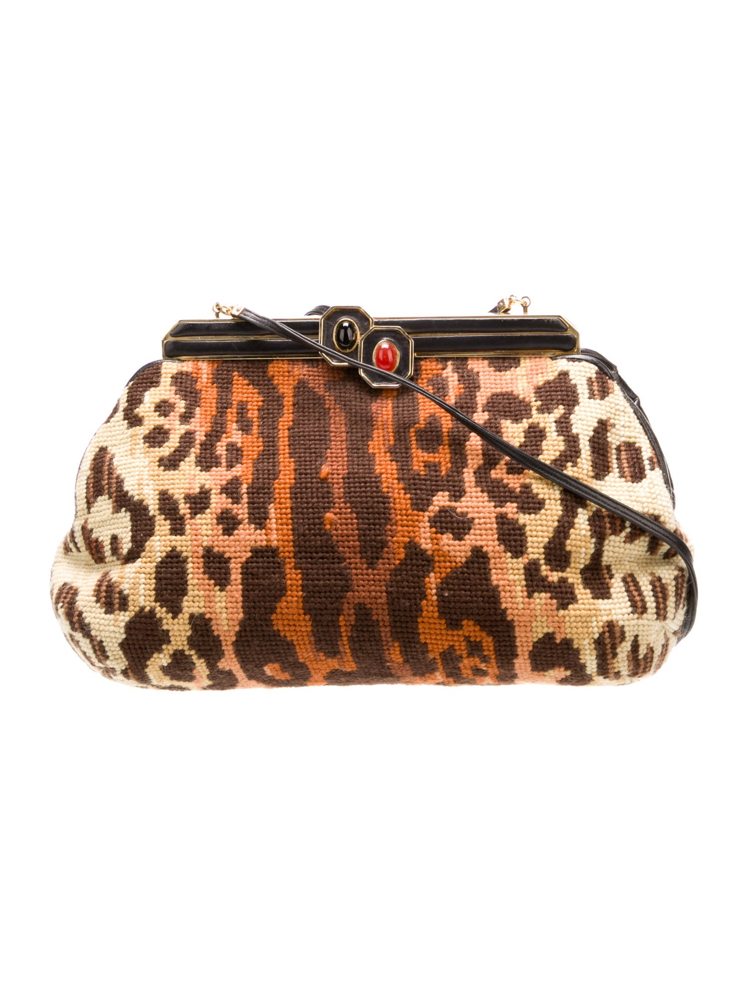 Judith Leiber Canvas Evening Bag