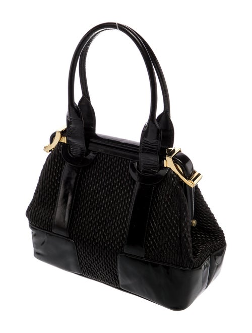 Judith Leiber Leather Top Handle Bag