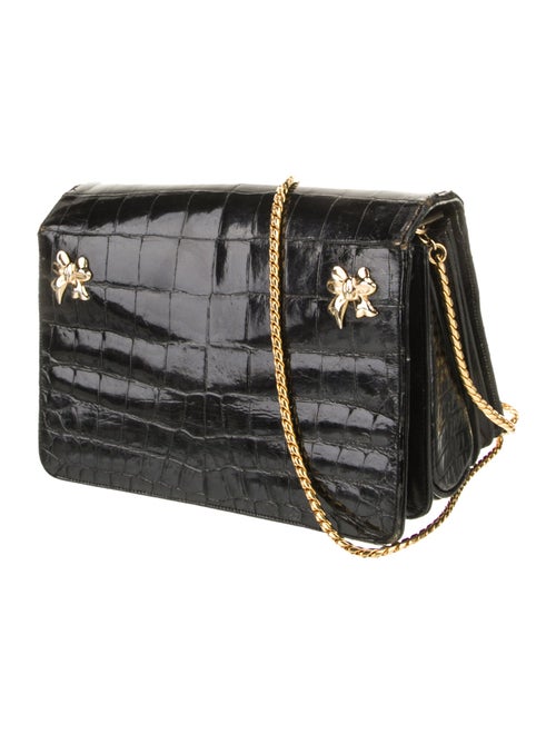 Judith Leiber Alligator Shoulder Bag