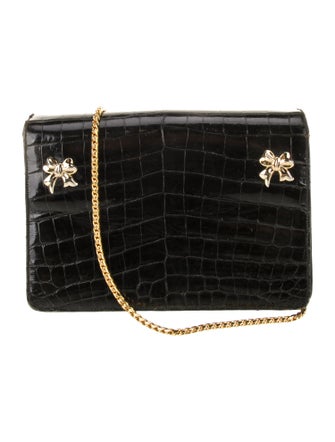 Judith Leiber Alligator Shoulder Bag