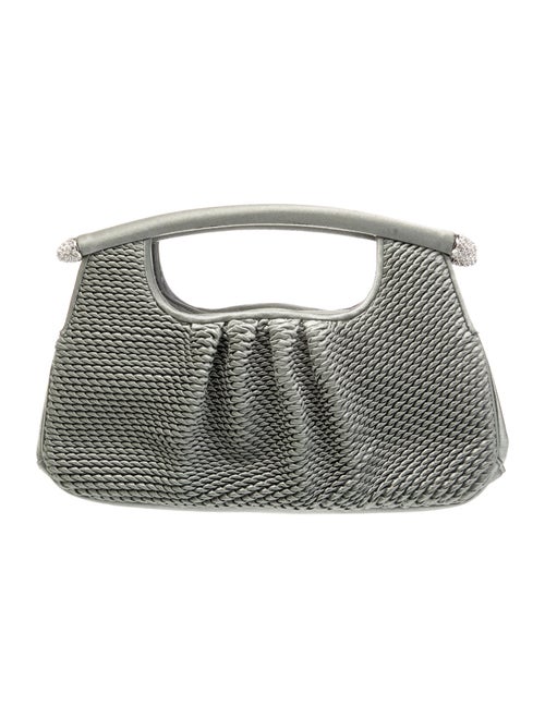 Judith Leiber Satin Top Handle Bag