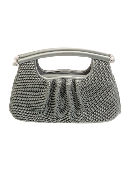 Judith Leiber Satin Top Handle Bag