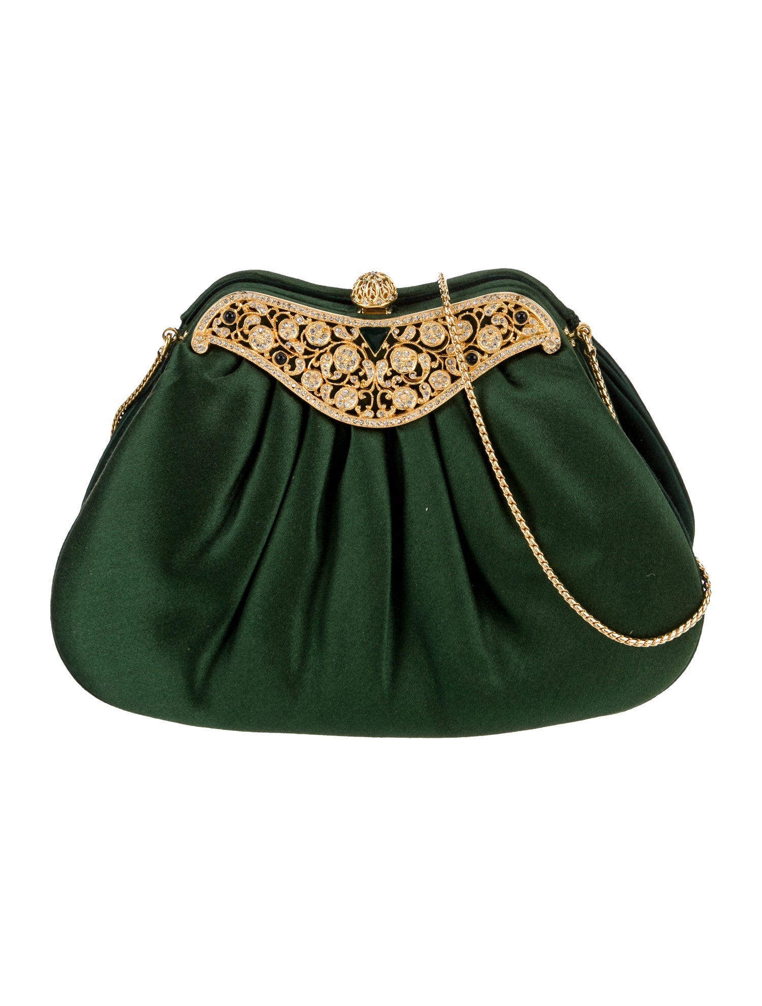 Judith Leiber Satin Evening Bag
