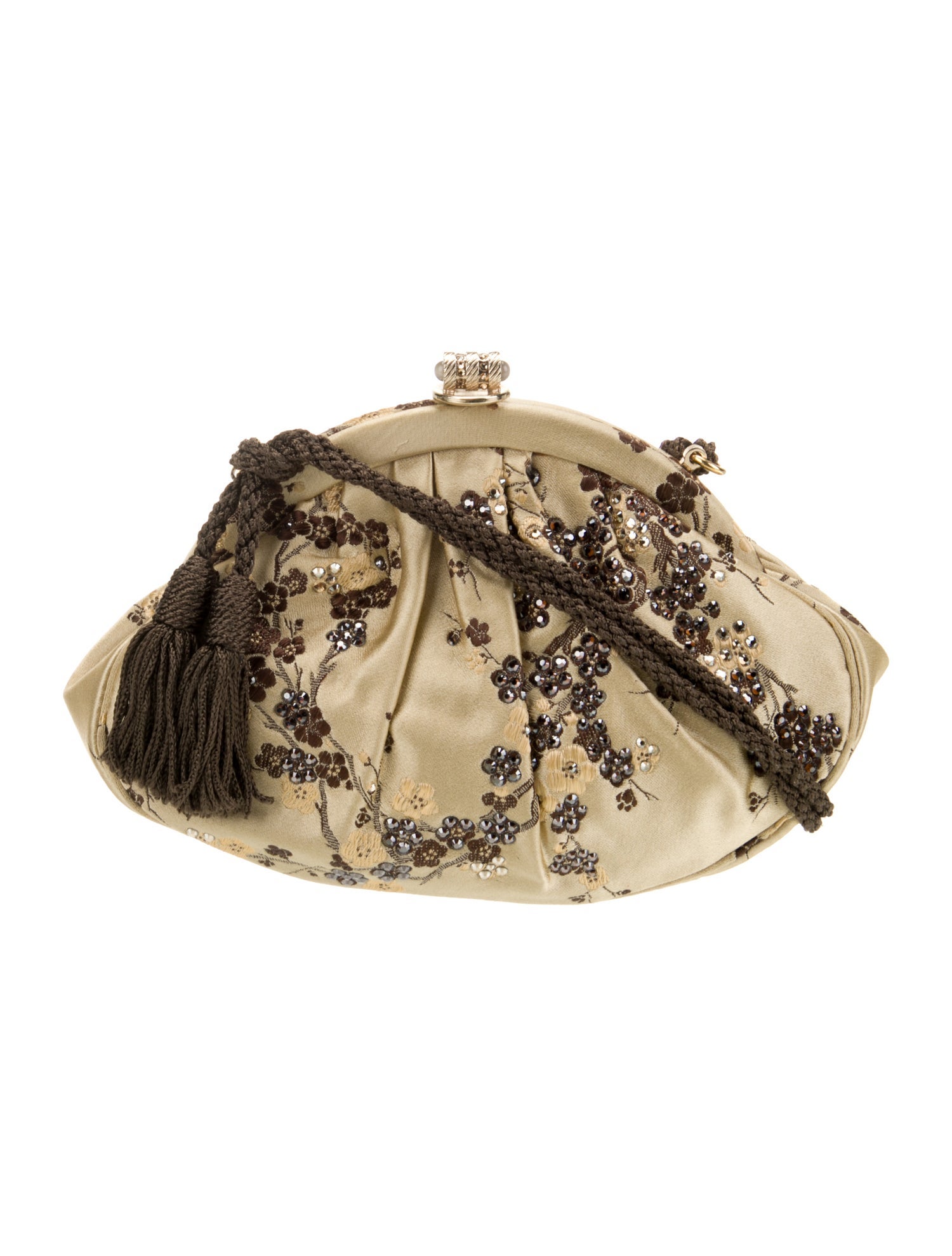 Judith Leiber Satin Minaudière