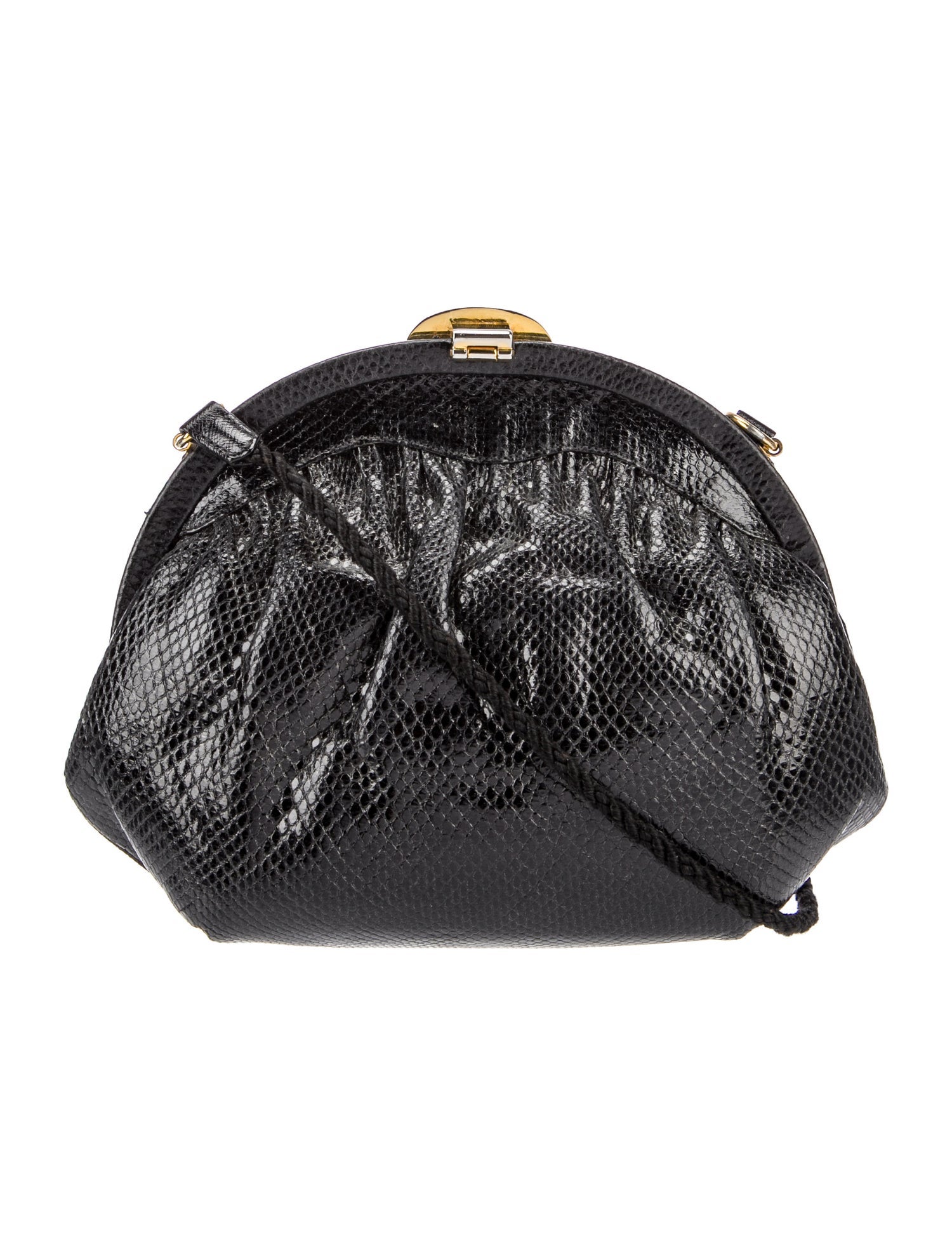 Finesse La Model Embossed Leather Evening Bag