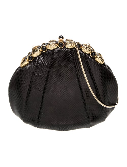 Judith Leiber Leather Evening Bag