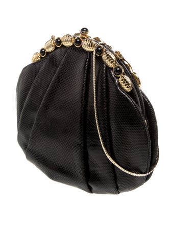 Judith Leiber Leather Evening Bag