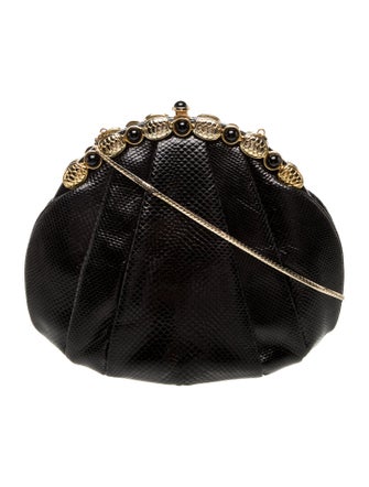 Judith Leiber Leather Evening Bag
