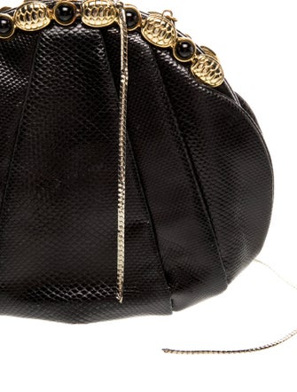 Judith Leiber Leather Evening Bag