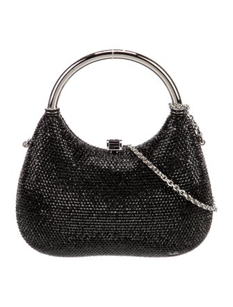 Judith Leiber Crystal Top Handle Bag