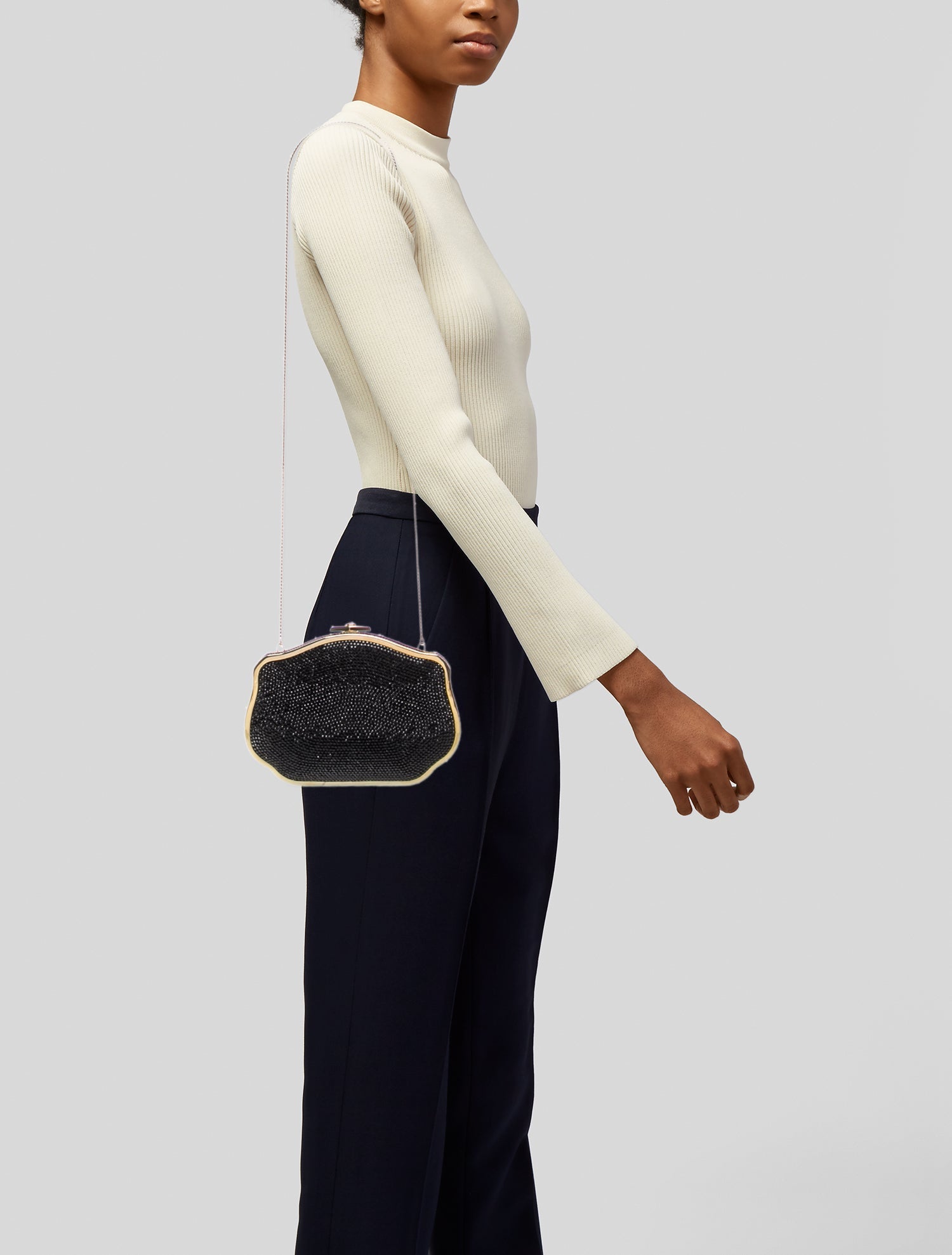 Judith Leiber Crystal Shoulder Bag