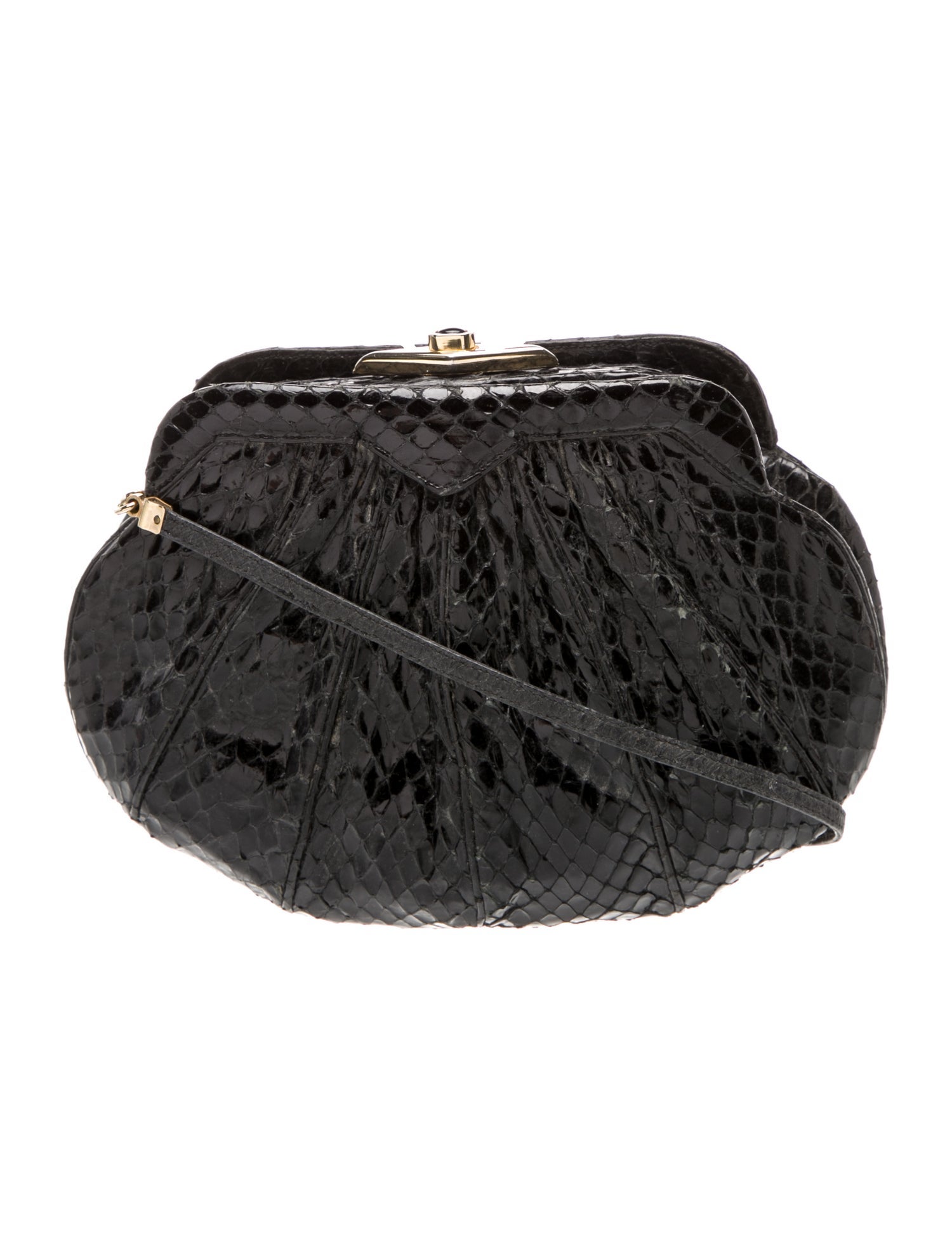 Judith Leiber Snakeskin Crossbody Bag