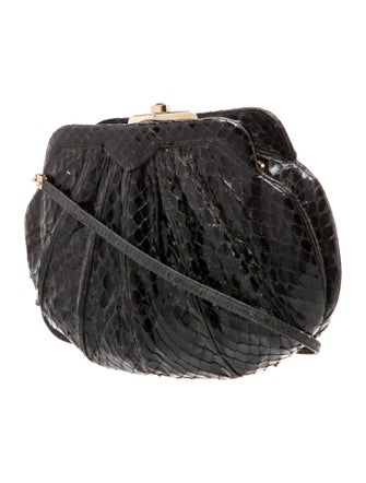 Judith Leiber Snakeskin Crossbody Bag