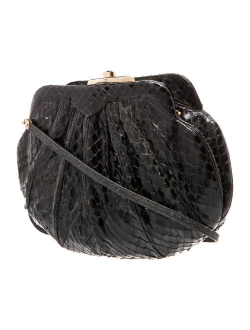Judith Leiber Snakeskin Crossbody Bag