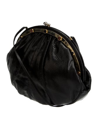 Judith Leiber Leather Evening Bag