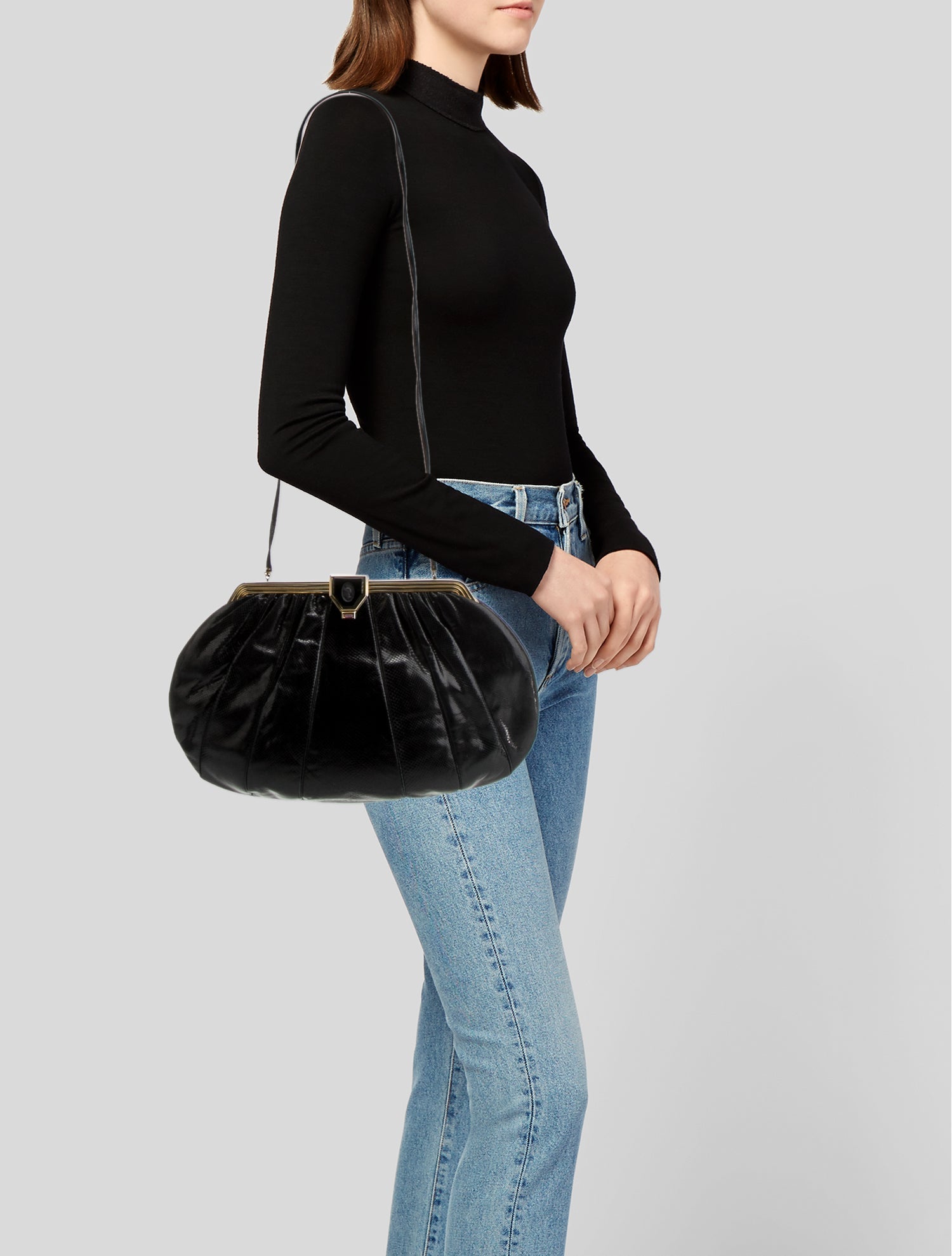 Judith Leiber Patent Leather Evening Bag