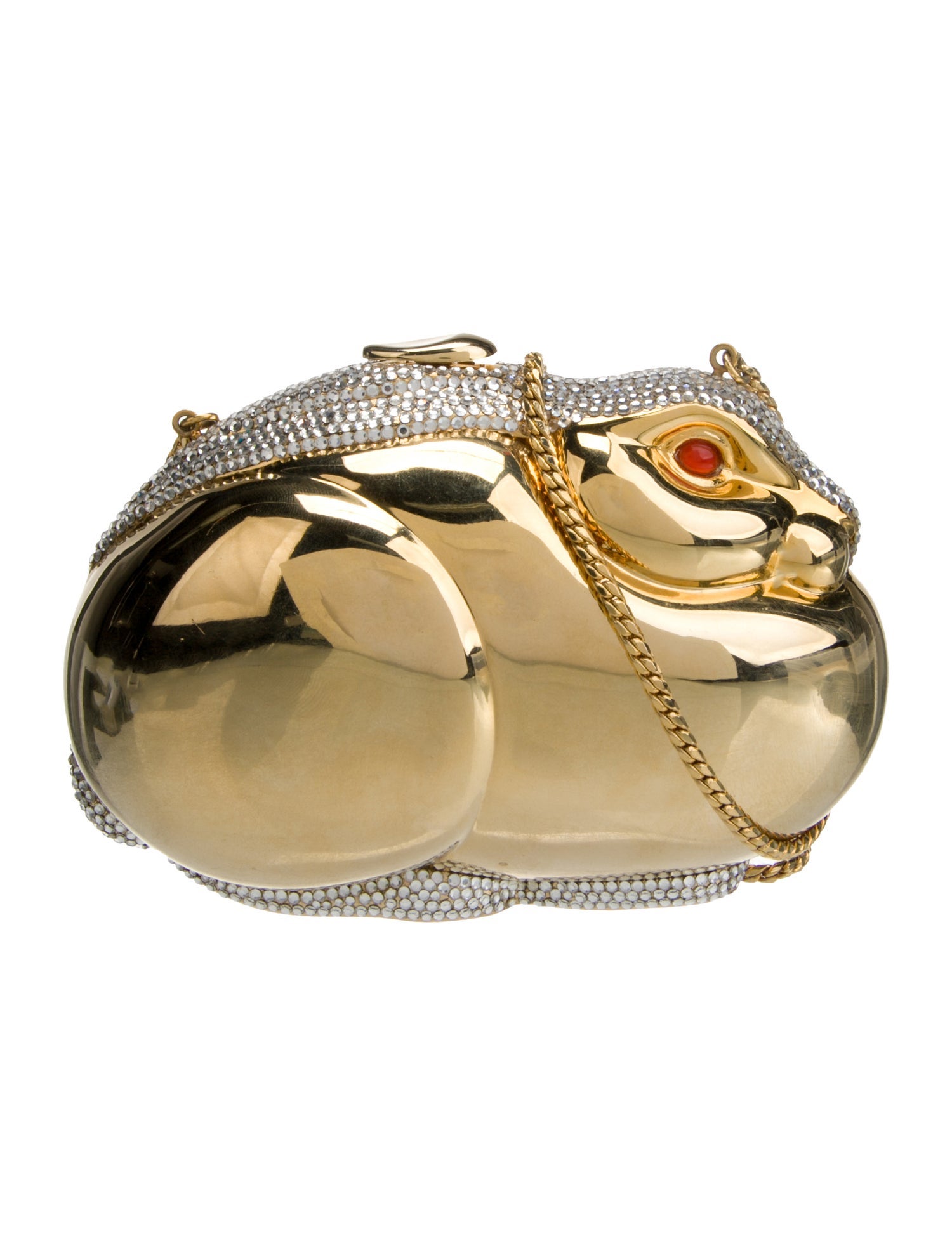 Judith Leiber Metal Minaudière