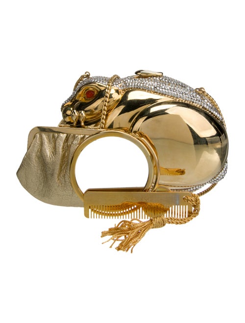 Judith Leiber Metal Minaudière