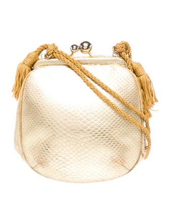 Judith Leiber Leather Evening Bag