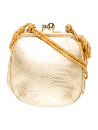 Judith Leiber Leather Evening Bag