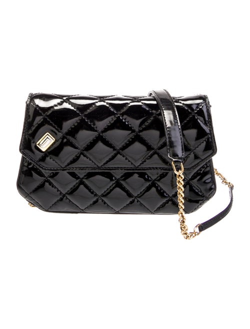 Judith Leiber Patent Leather Messenger Bag