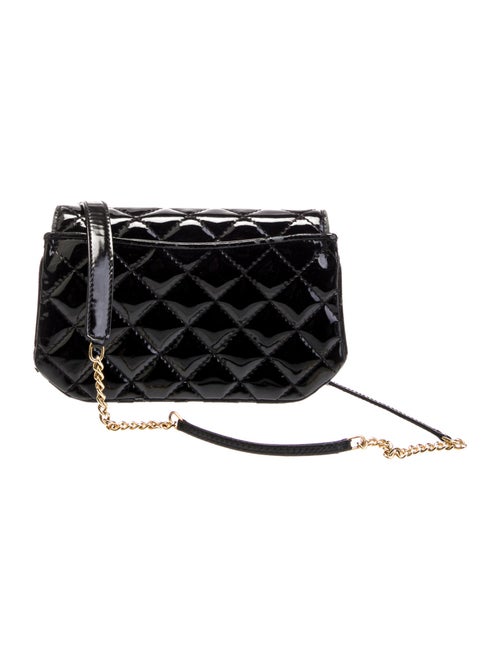 Judith Leiber Patent Leather Messenger Bag