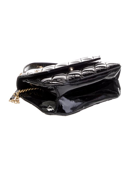 Judith Leiber Patent Leather Messenger Bag