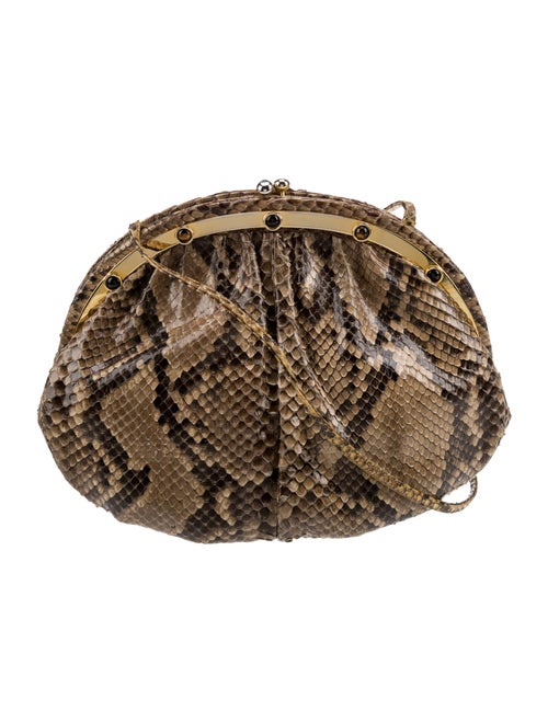 Judith Leiber Snakeskin Evening Bag