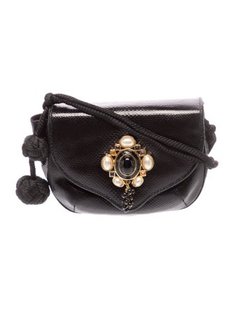 Judith Leiber Leather Crossbody Bag