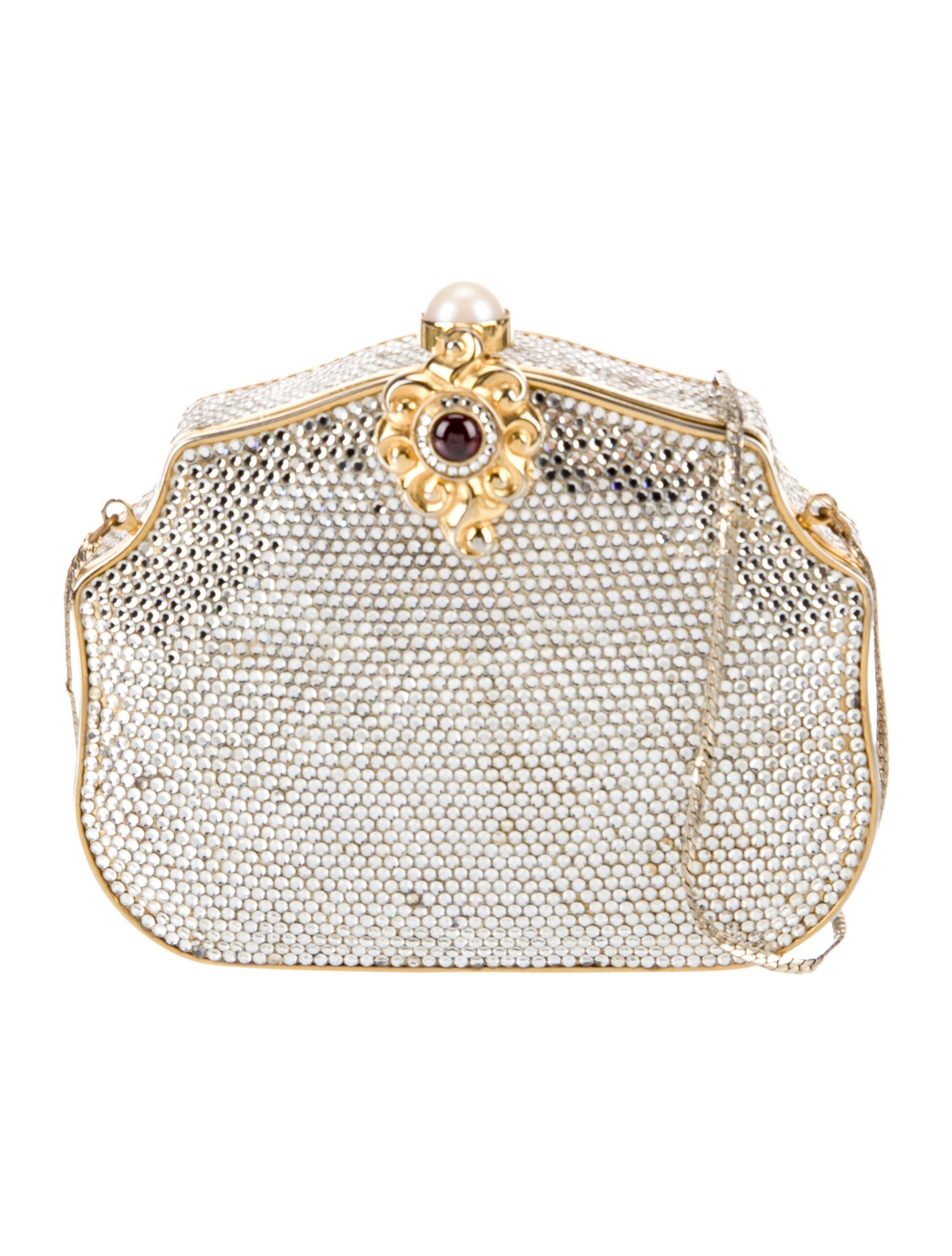 Judith Leiber Metal Minaudière