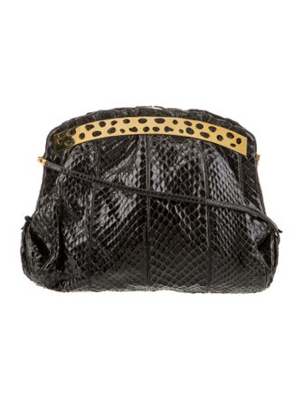 Judith Leiber Python Evening Bag