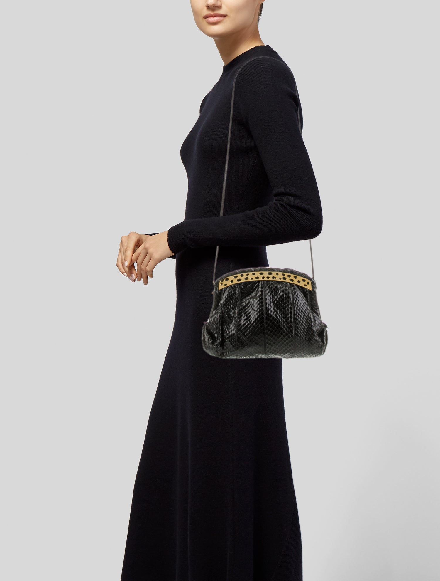 Judith Leiber Python Evening Bag