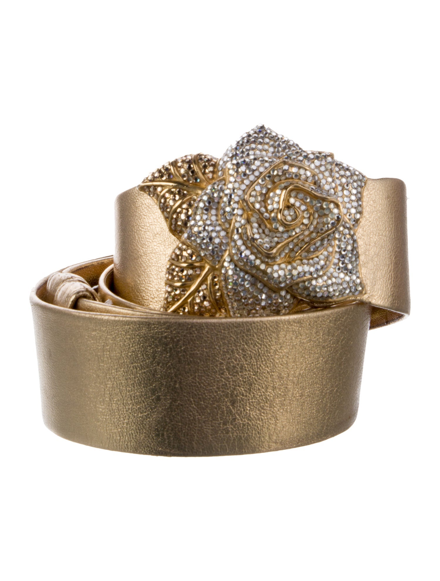 Judith Leiber Vintage Leather Belt