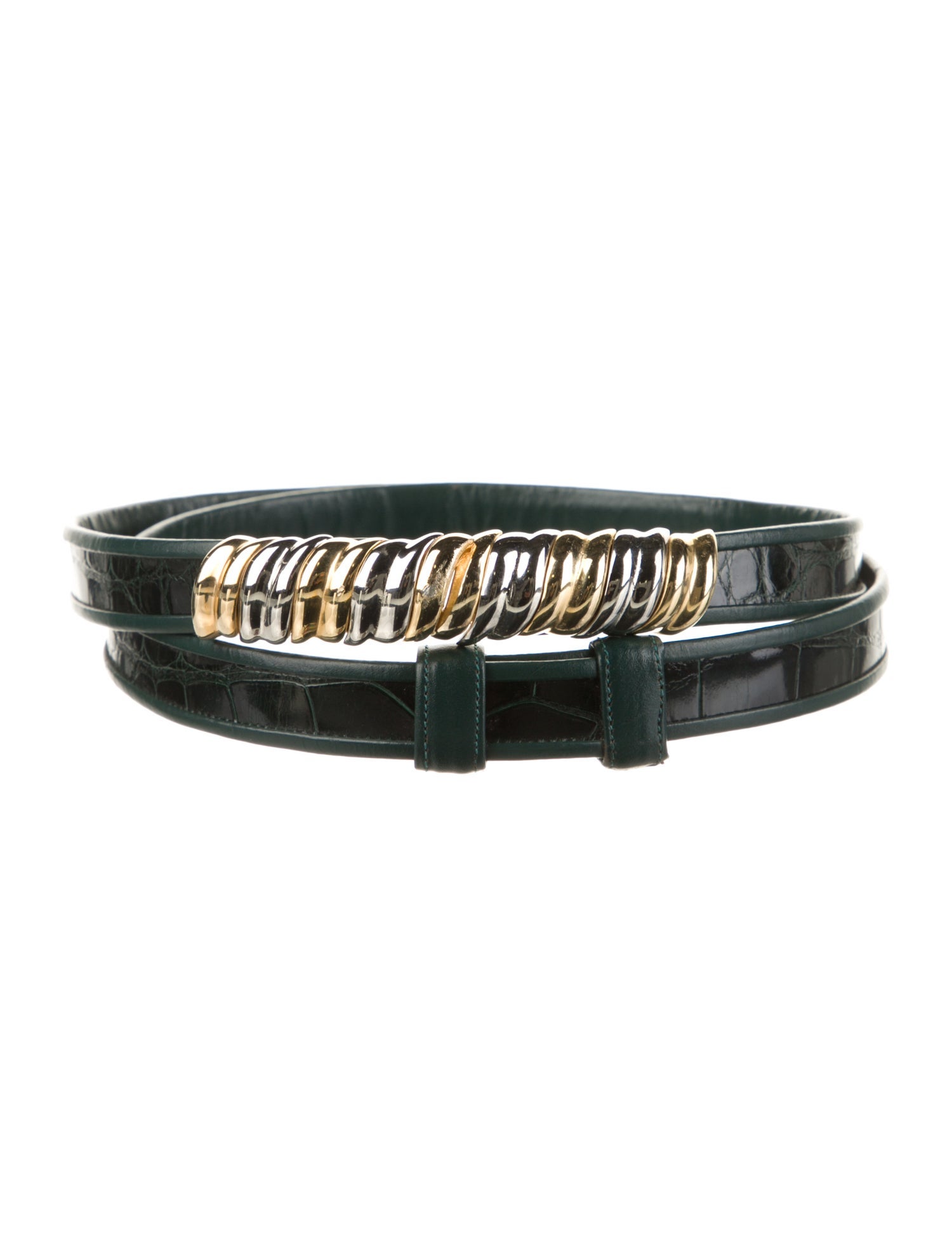 Judith Leiber Skinny Leather Belt Kit