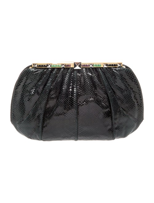 Judith Leiber Snakeskin Evening Bag