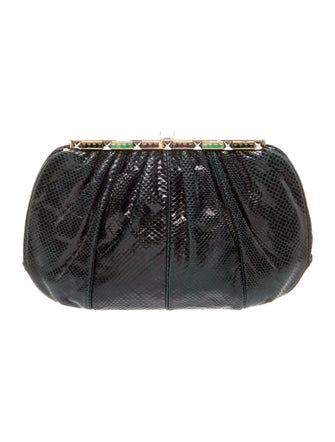 Judith Leiber Snakeskin Evening Bag