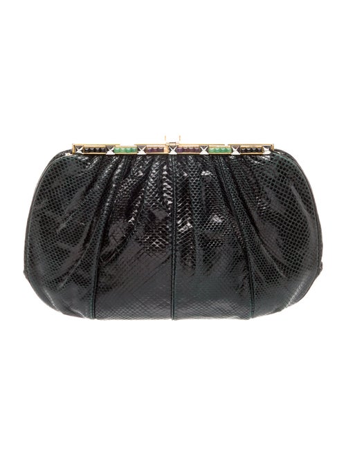 Judith Leiber Snakeskin Evening Bag