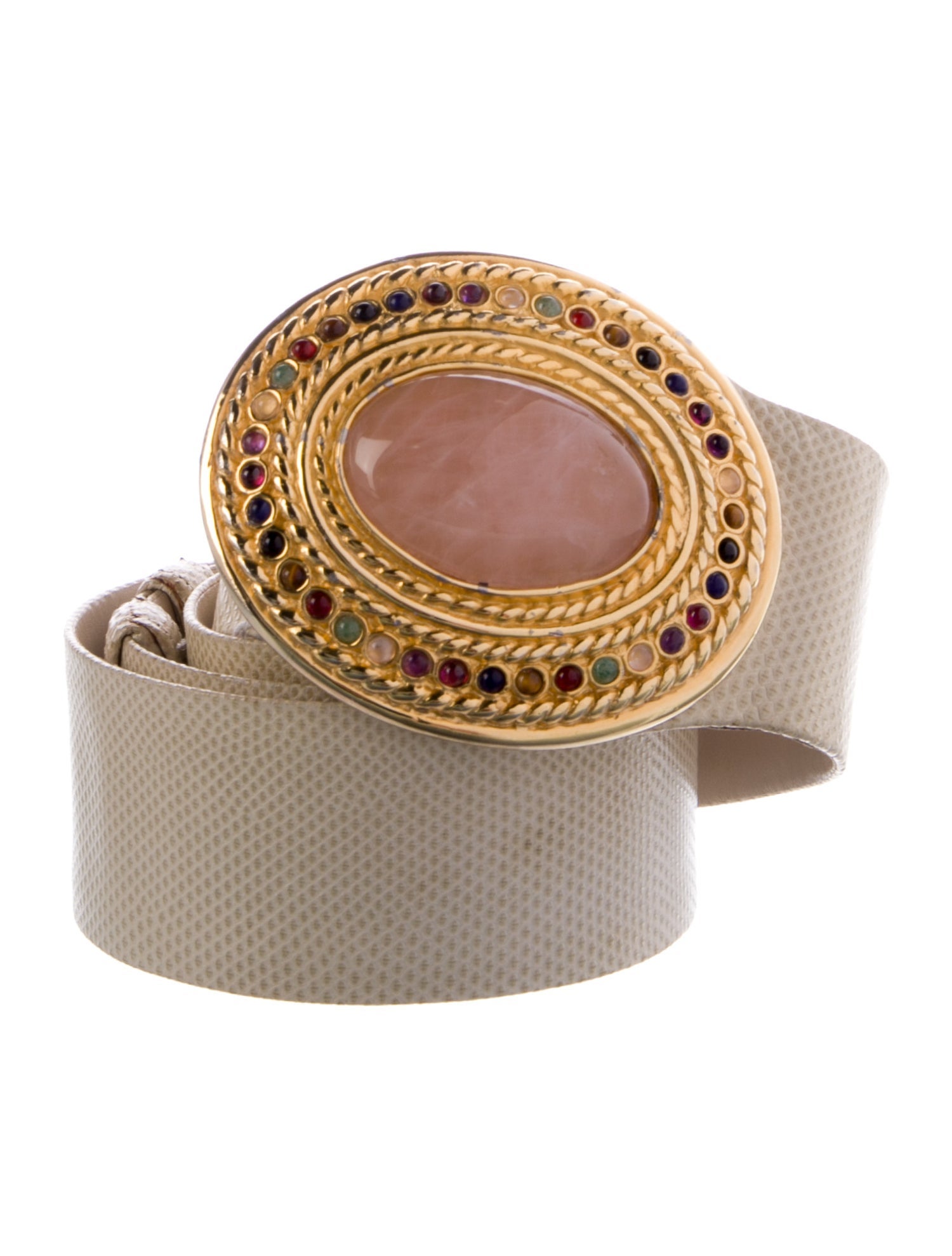 Judith Leiber Vintage Leather Belt