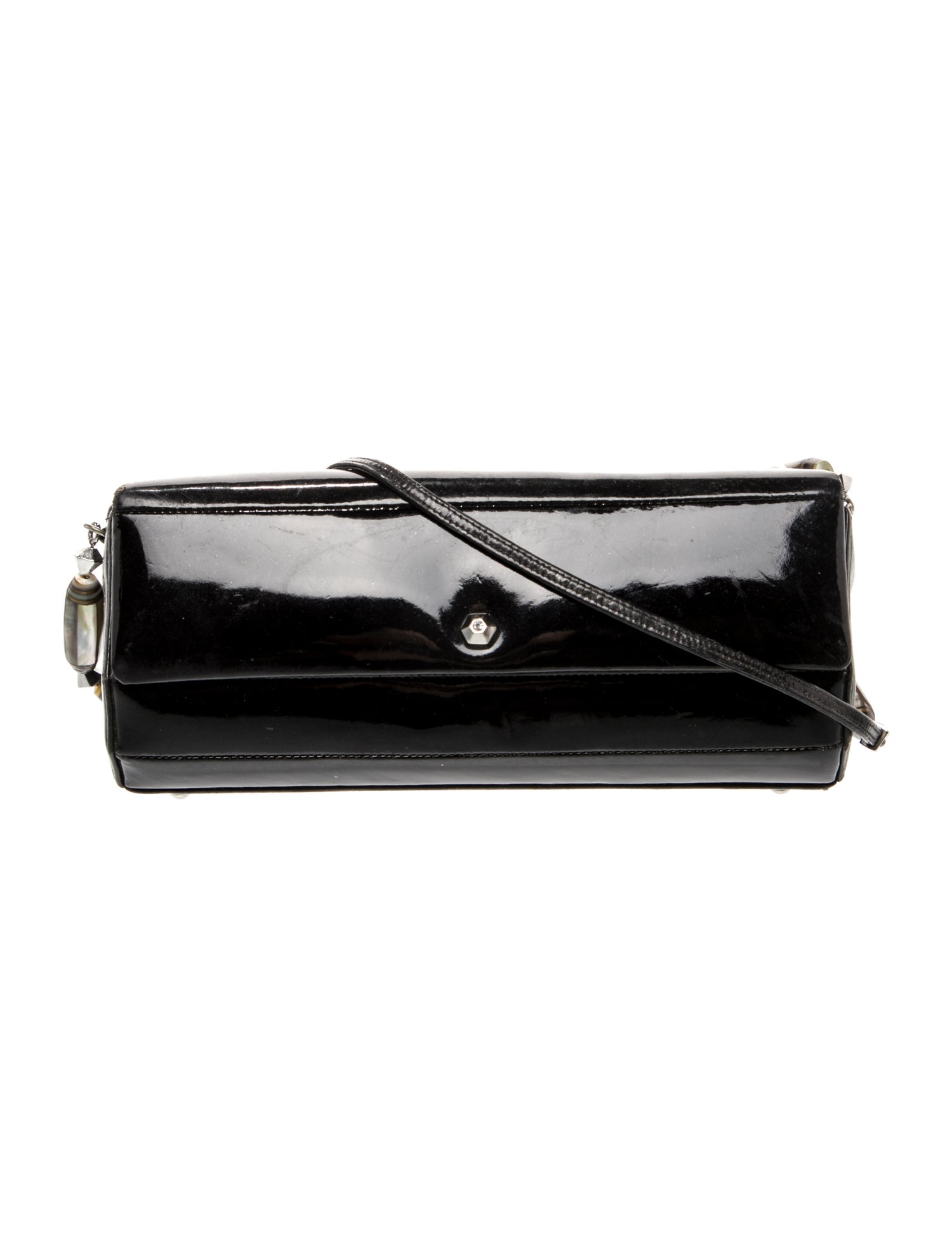 Judith Leiber Patent Leather Shoulder Bag