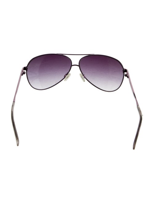 Judith Leiber Aviator Gradient Sunglasses