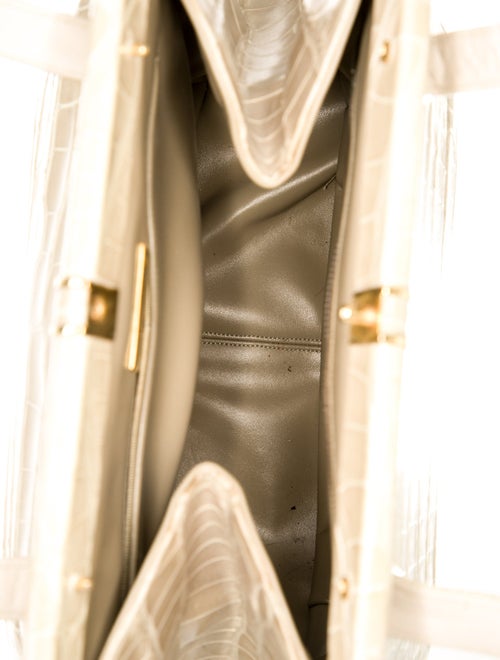 Judith Leiber Crocodile Shoulder Bag