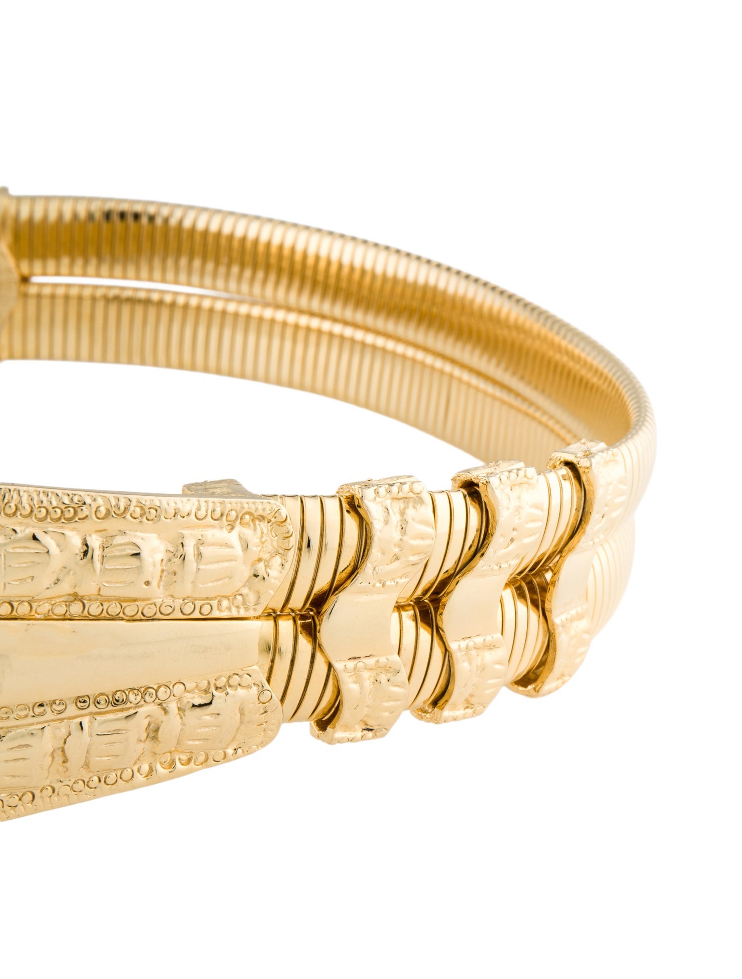 Judith Leiber Skinny Metal Waist Belt