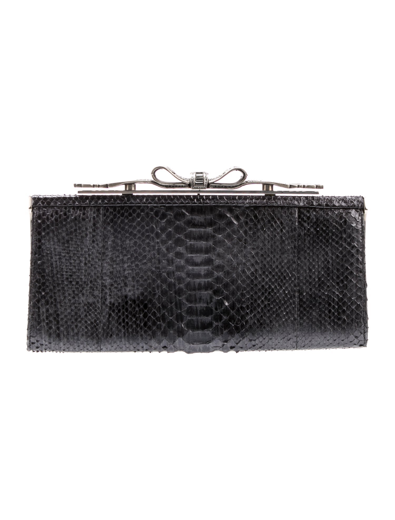 Judith Leiber Python Minaudière