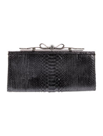 Judith Leiber Python Minaudière