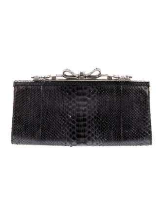 Judith Leiber Python Minaudière