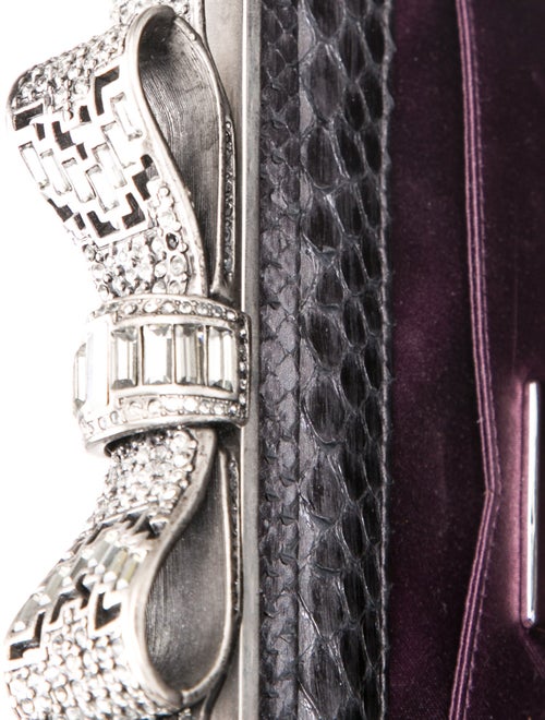 Judith Leiber Python Minaudière